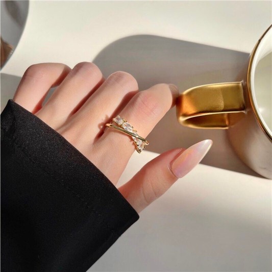 时尚气质开口戒指